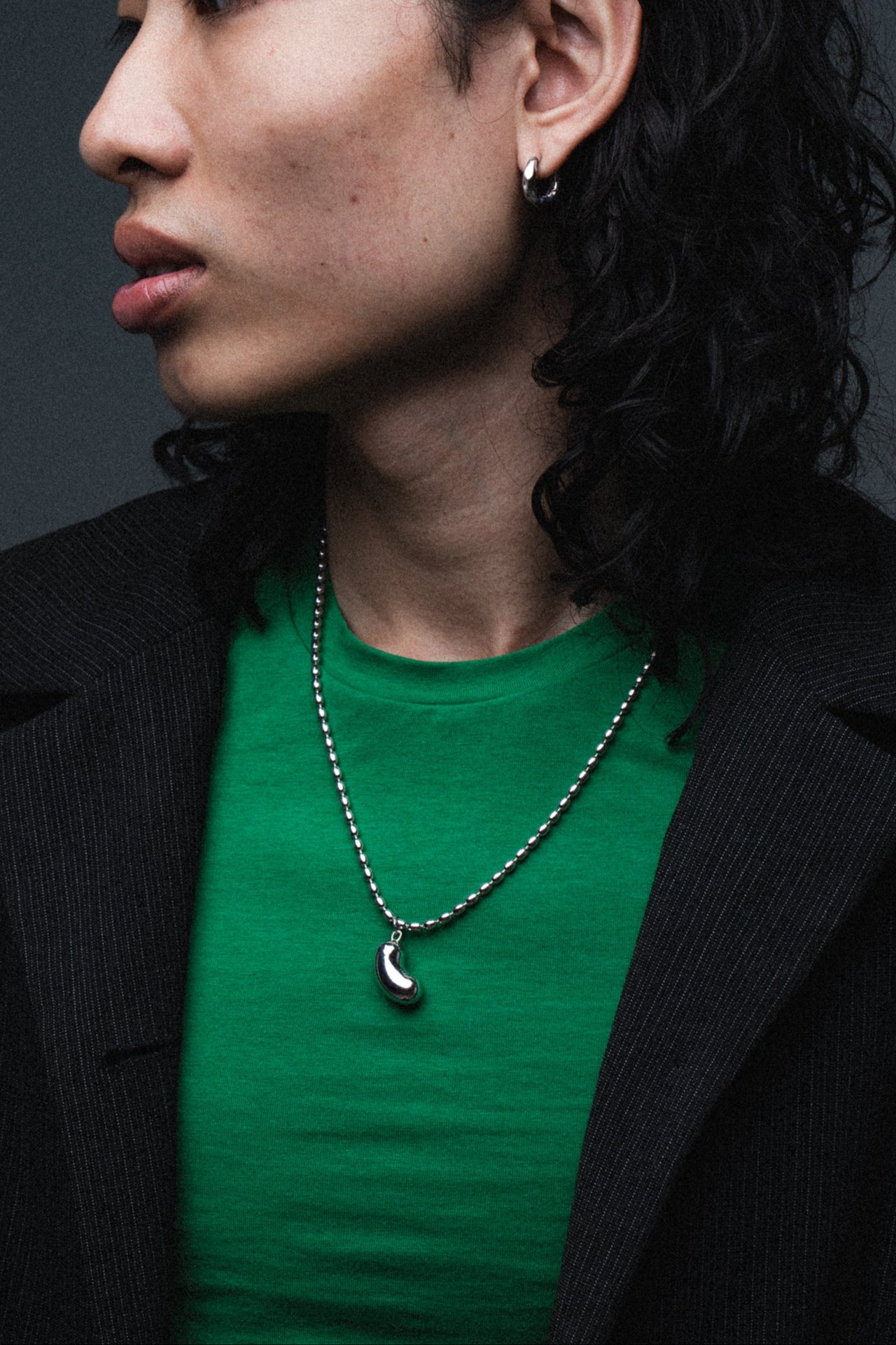 Oval Chain, Rhodium Plated Silver | Yoochi Jewelry