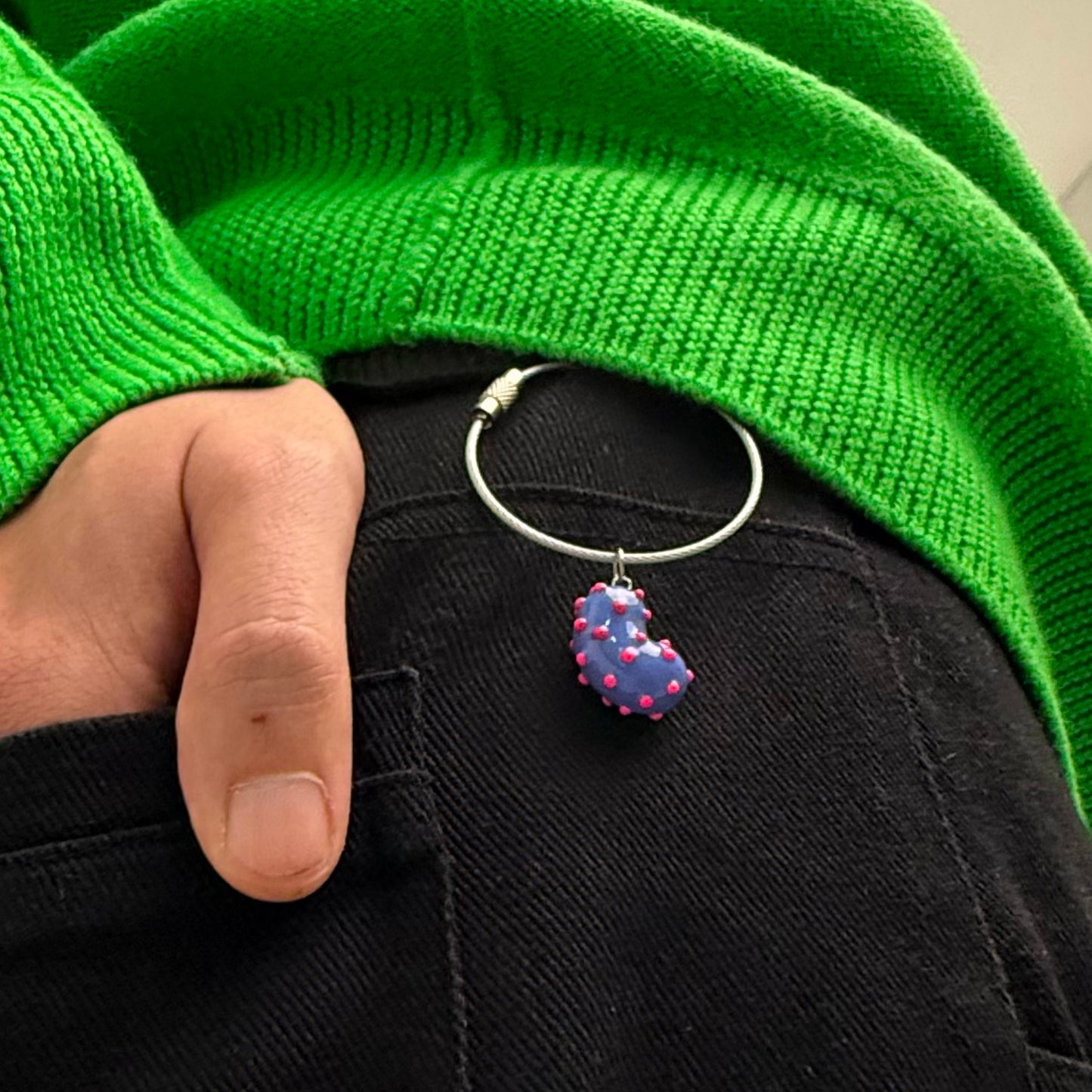 Berry Bloom Bean Pendant | Yoochi Jewelry