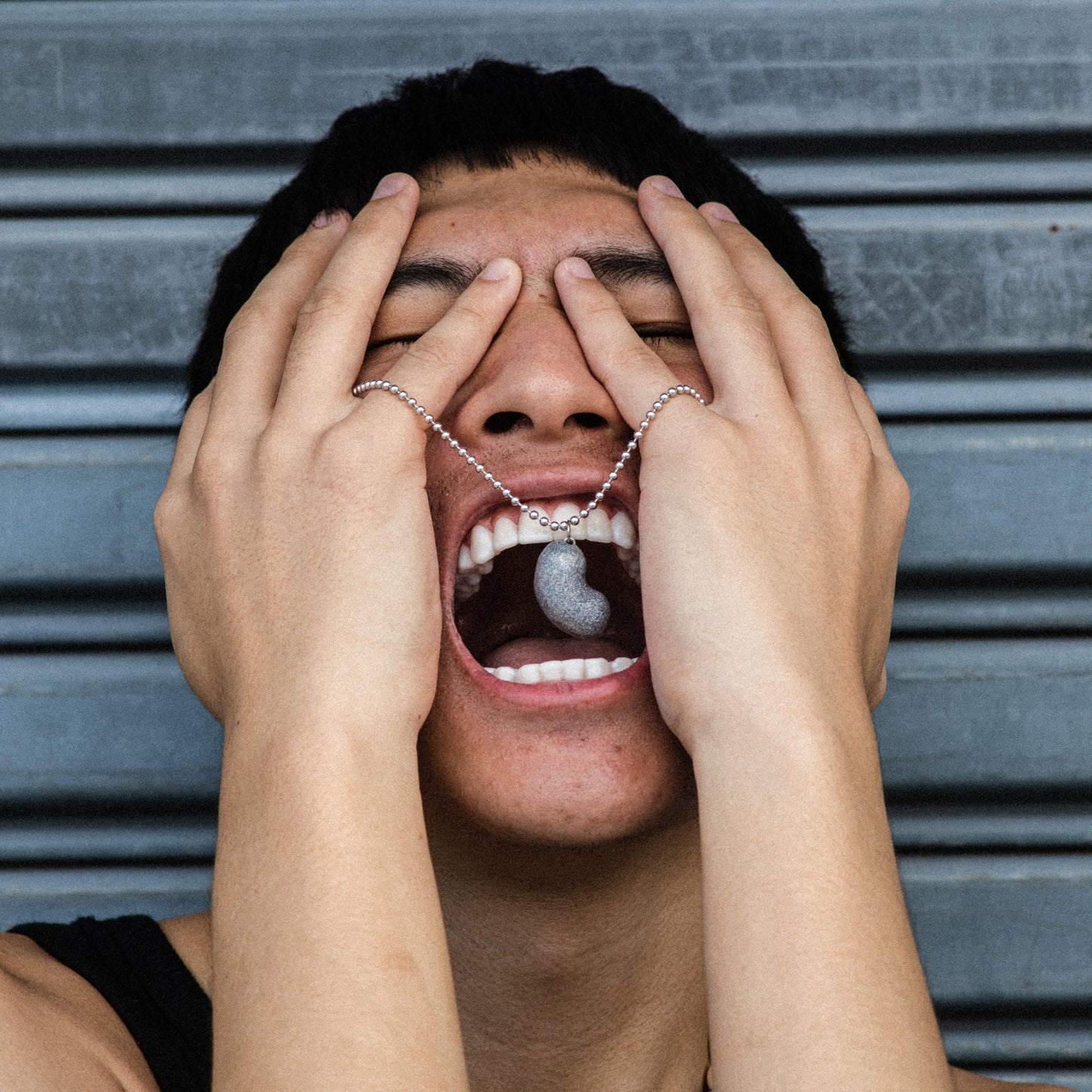 Disco Ball Bean Pendant | Yoochi Jewelry