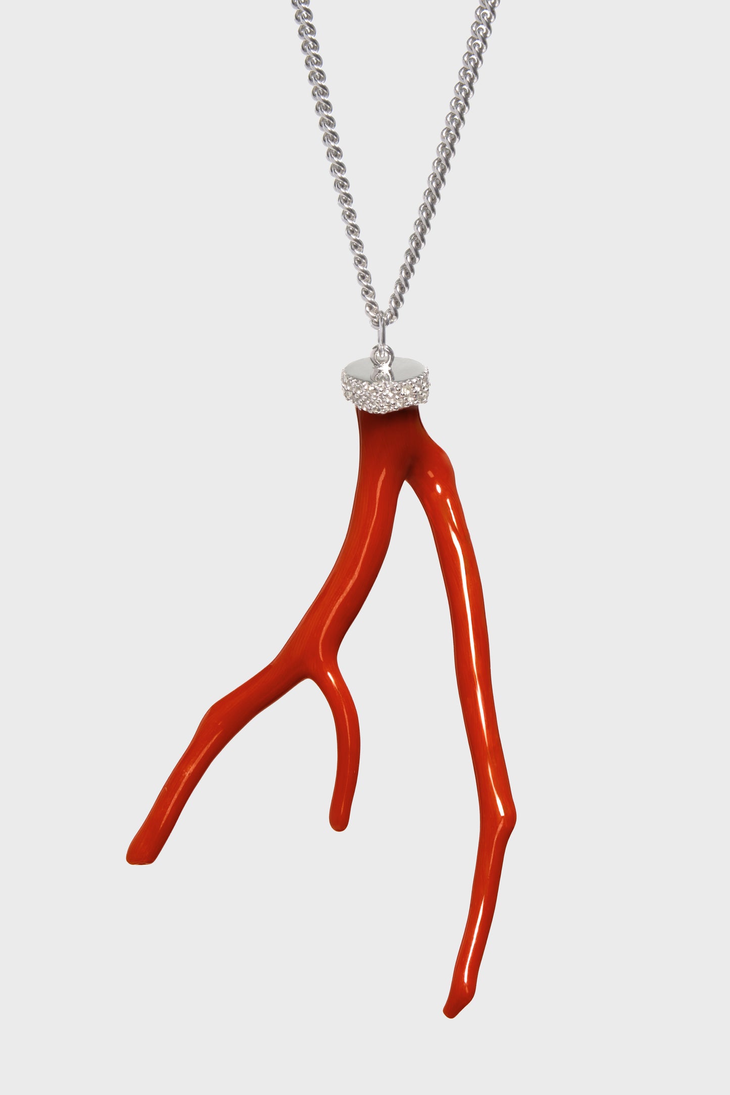 Natural Coral Pendant | Yoochi Jewelry