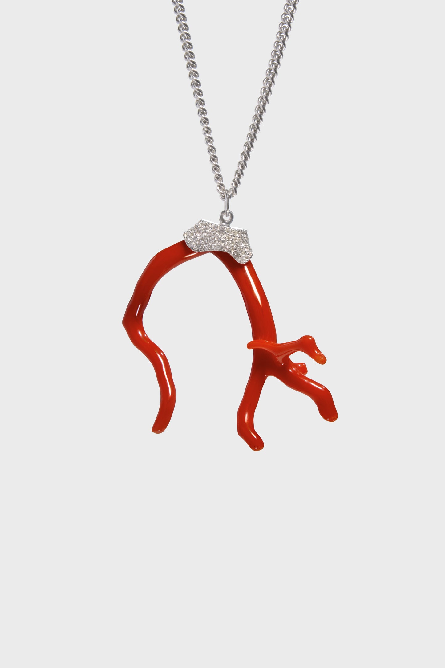 Natural Coral Pendant | Yoochi Jewelry