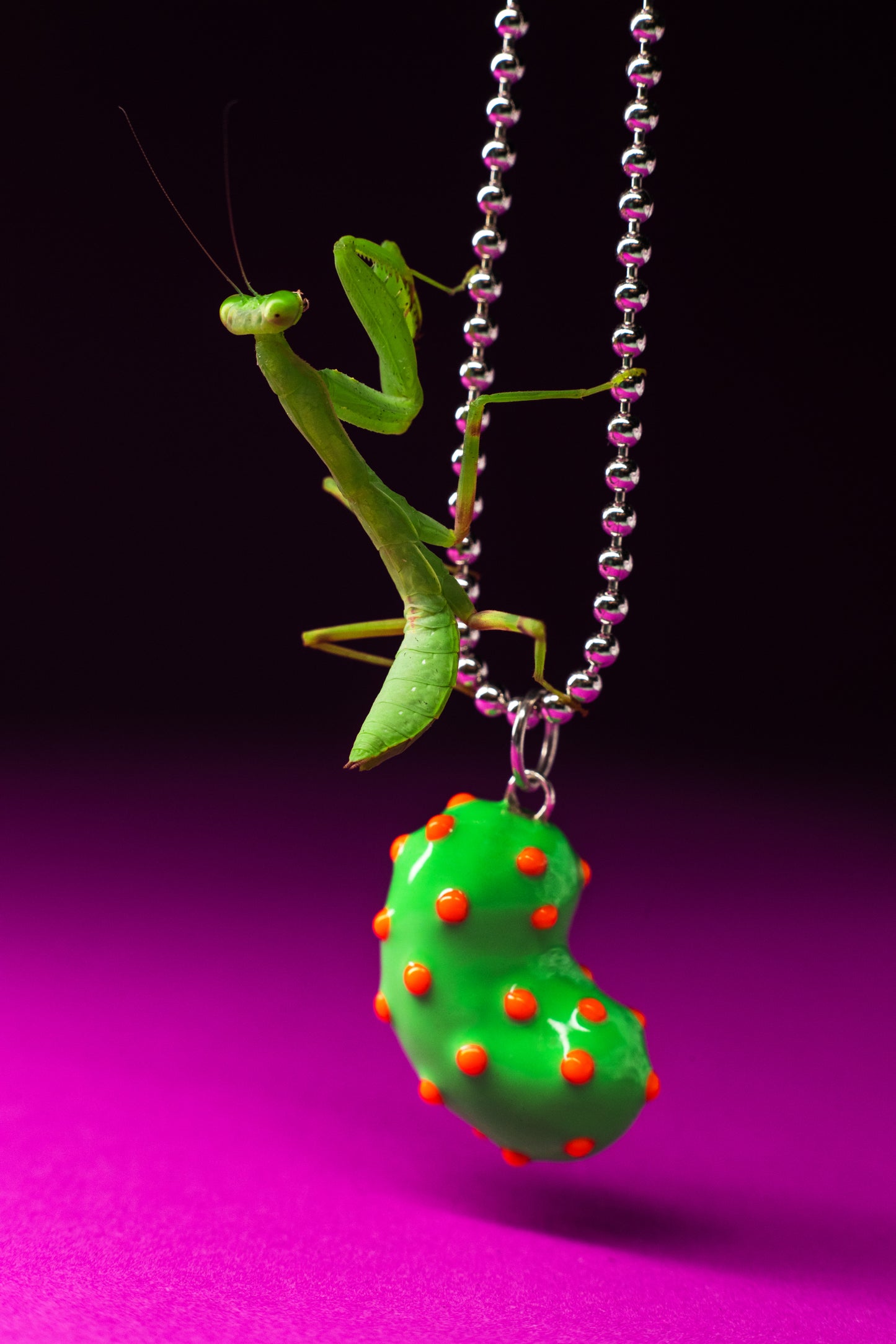 Forest Flame Bean Pendant | Yoochi Jewelry