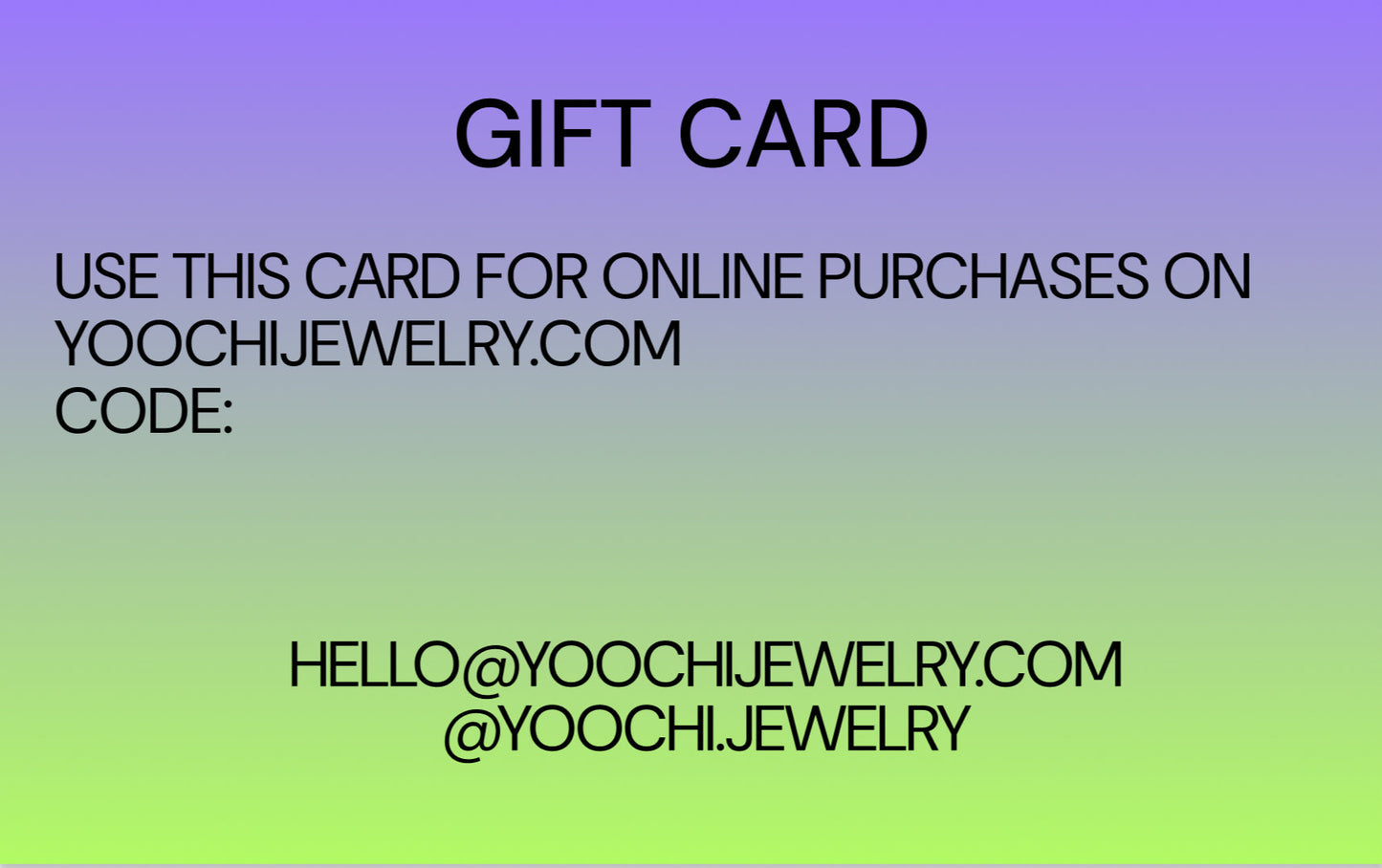 E-gift Card